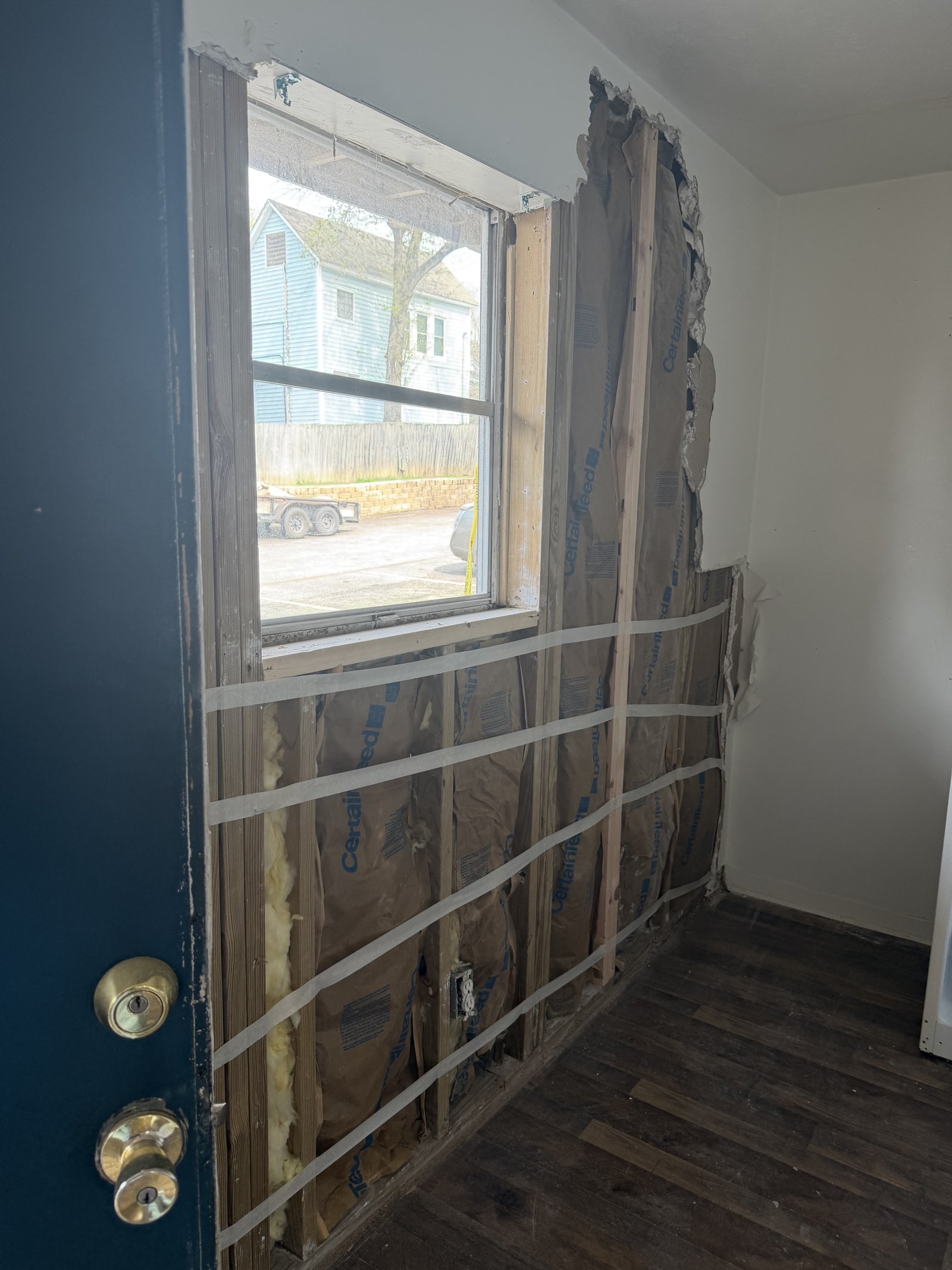 Apartment building repair