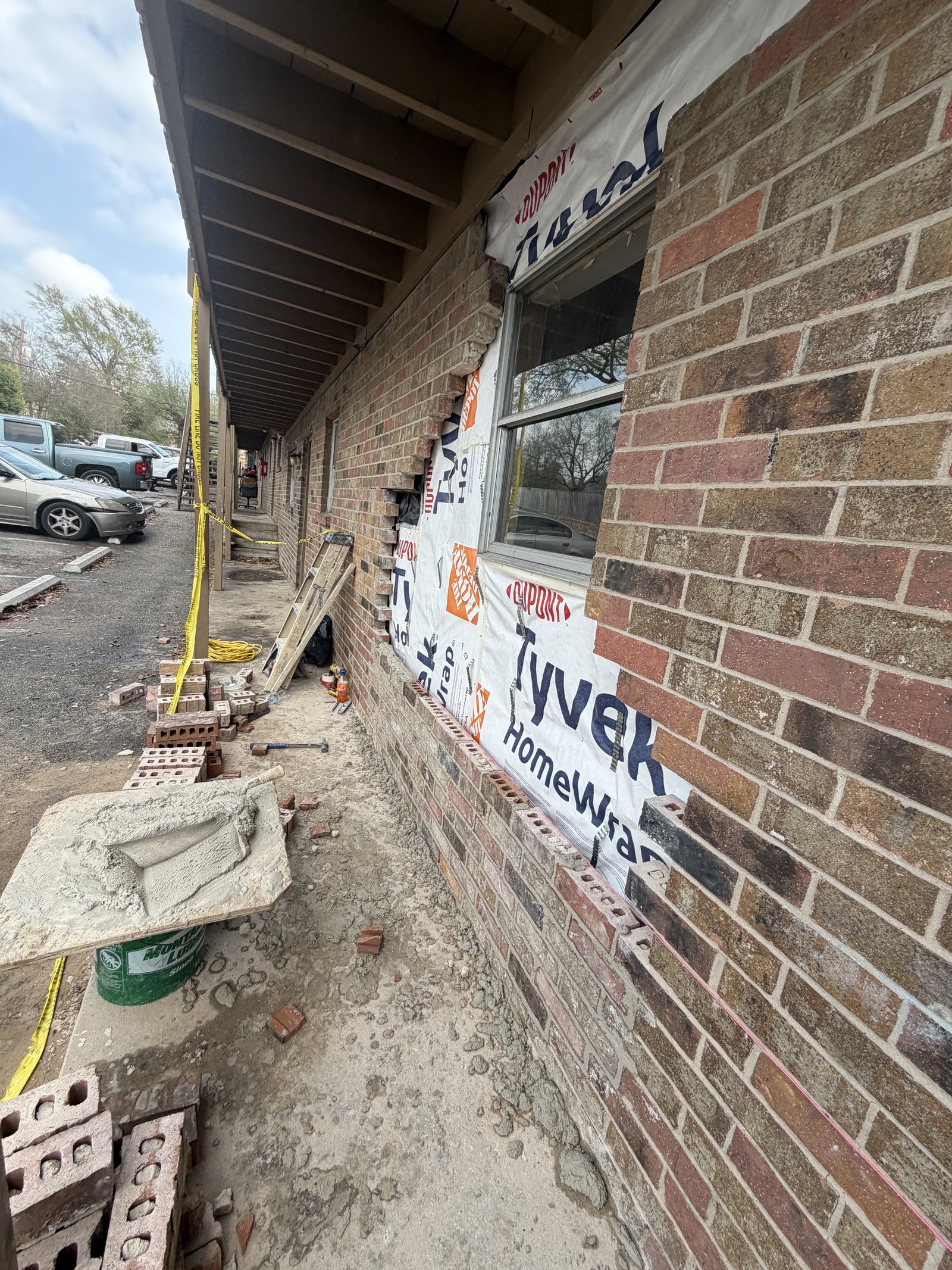 Apartment building repair