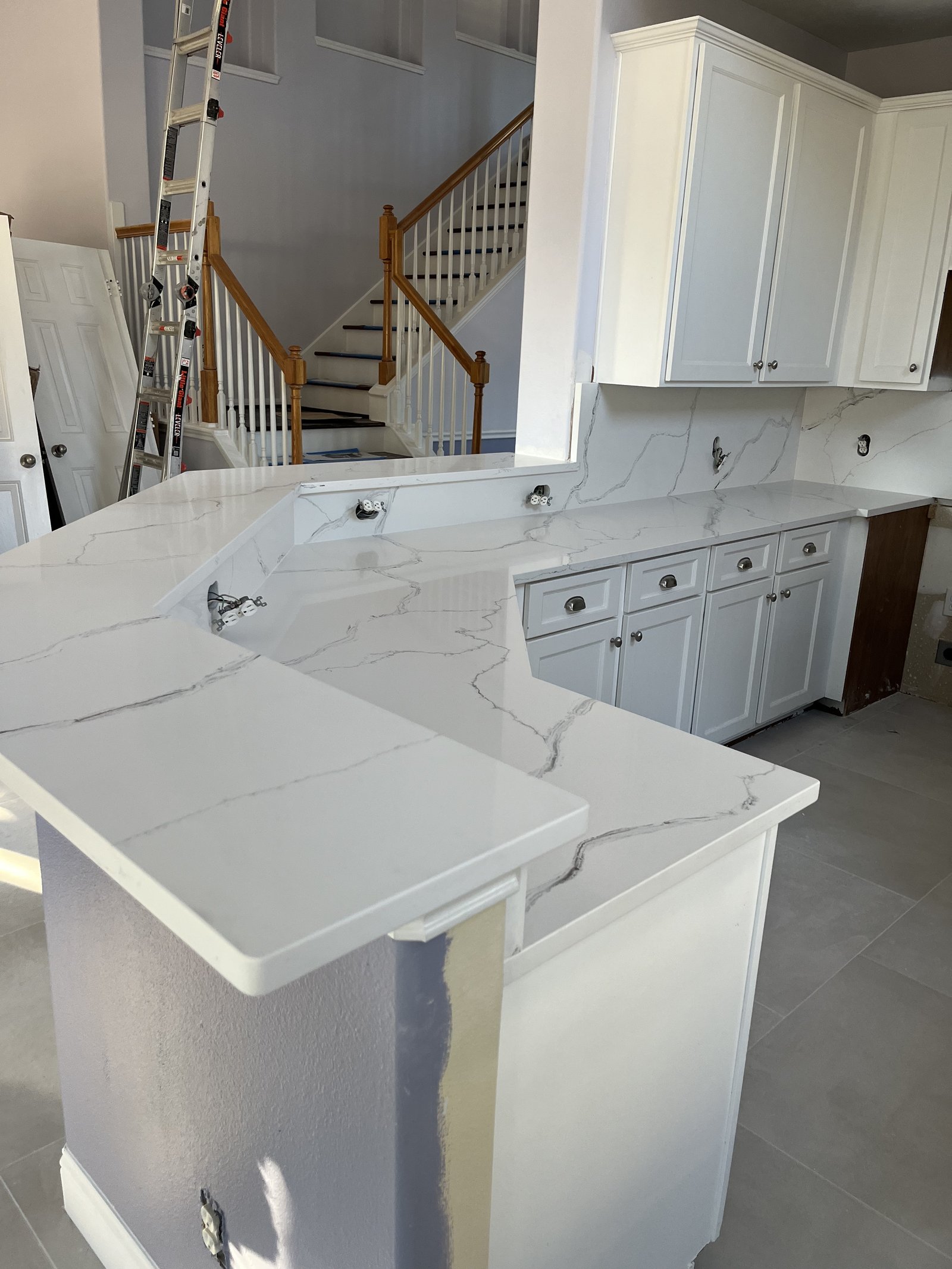 Custom cabinet, countertop, sink & faucet