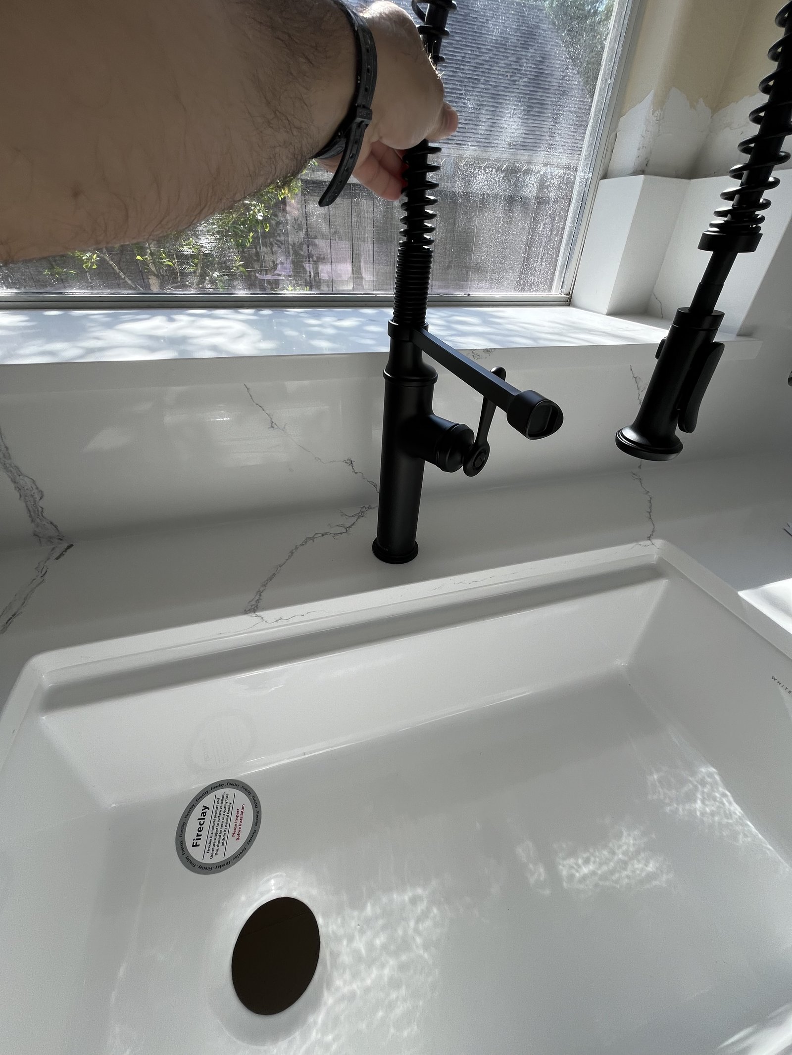 Custom cabinet, countertop, sink & faucet
