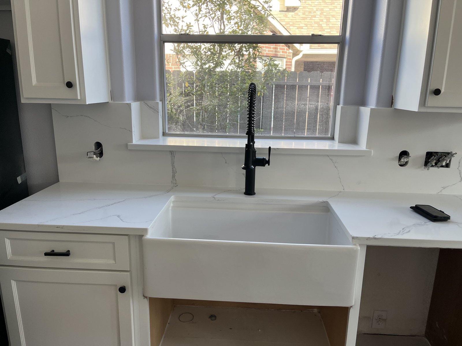 Custom cabinet, countertop, sink & faucet