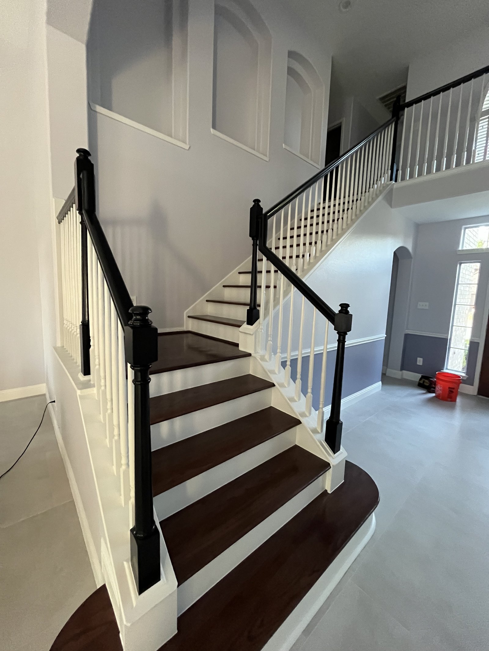 Custom staircase remodel
