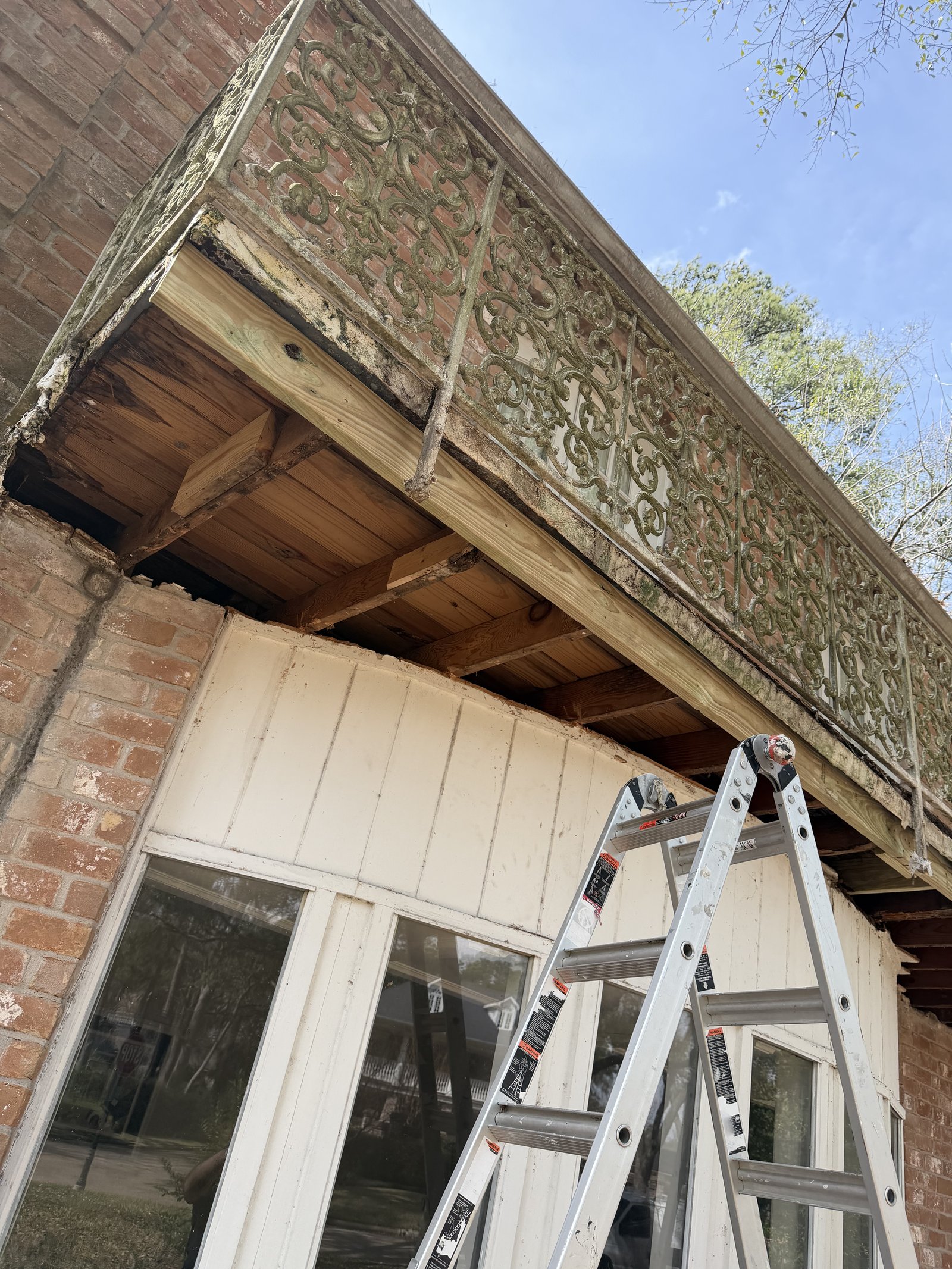 Exterior balcony repair