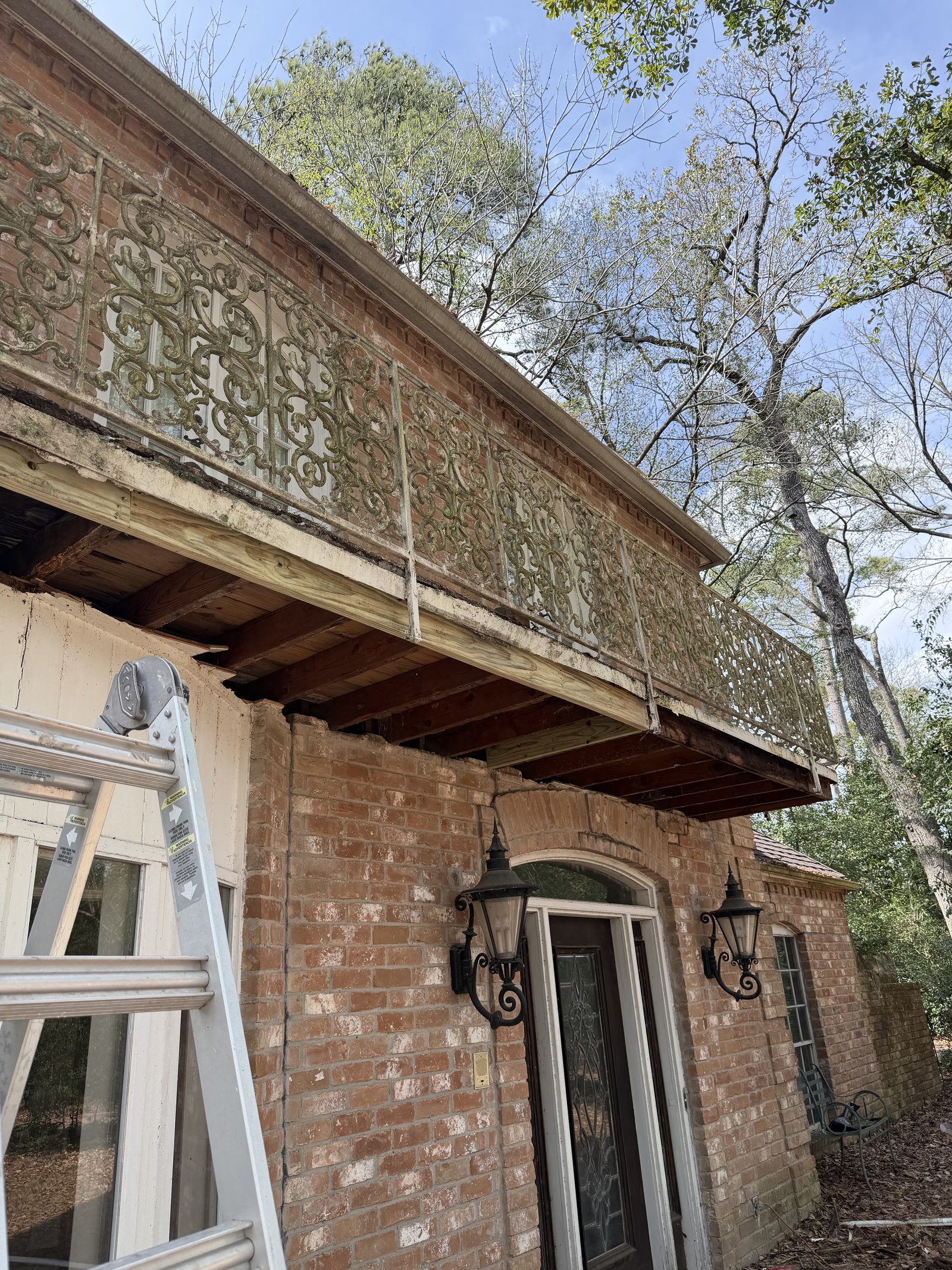 Exterior balcony repair