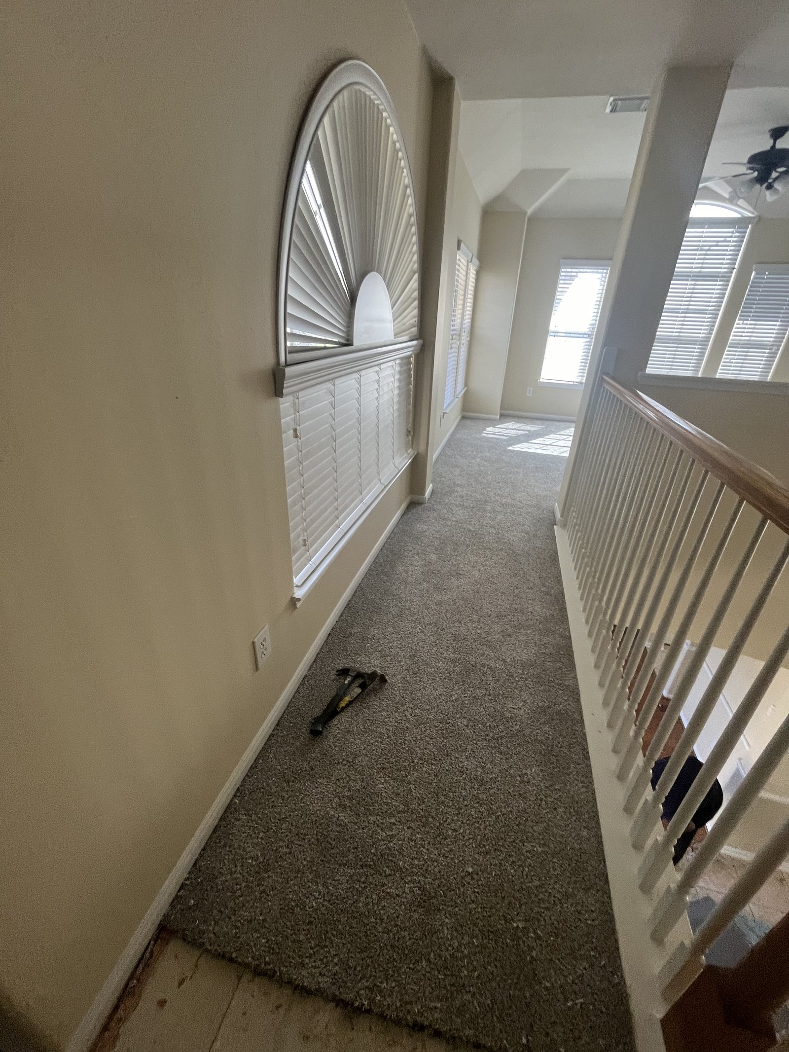 Carpet removal & engineered wood floor