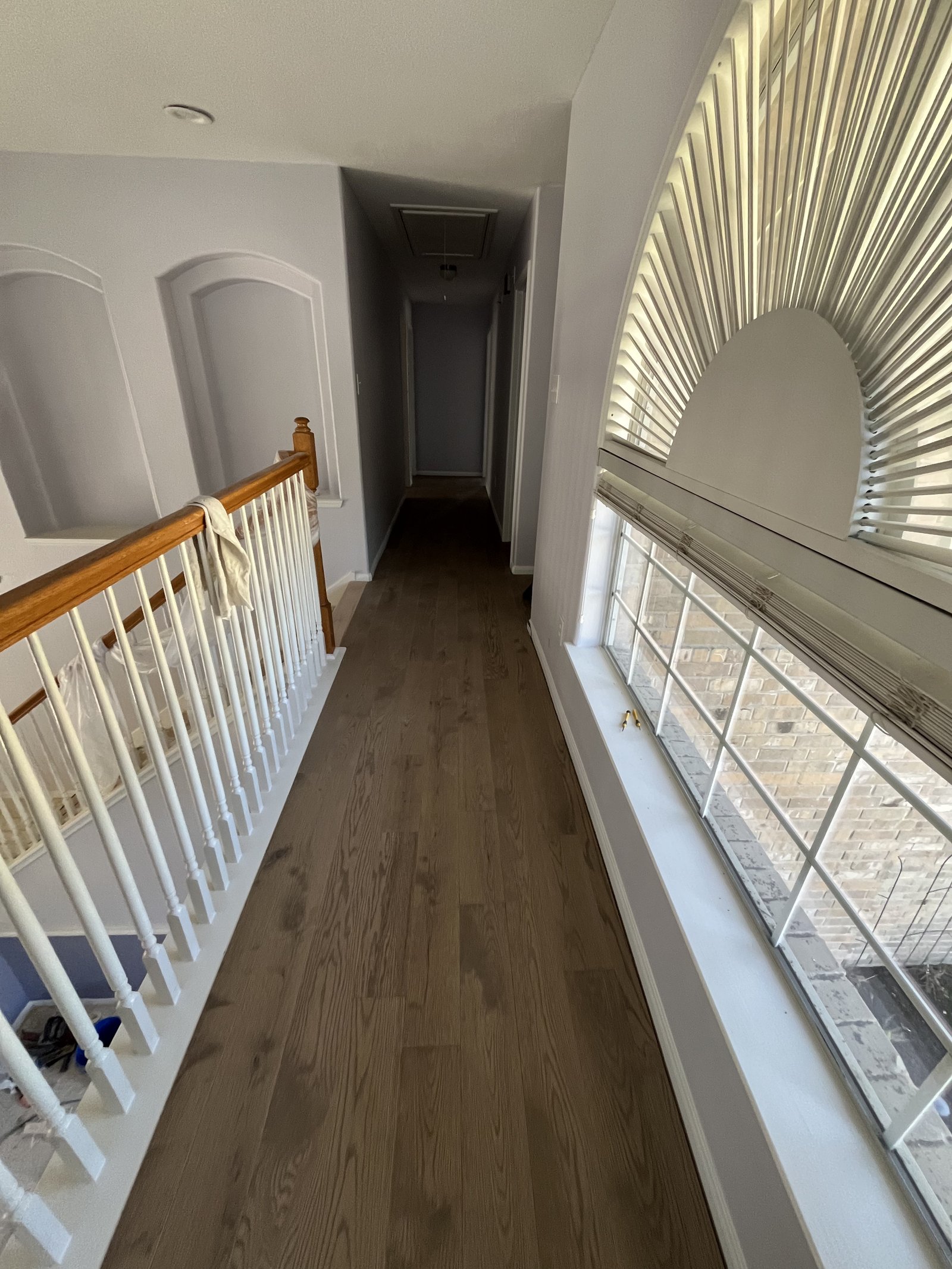 Carpet removal & engineered wood floor